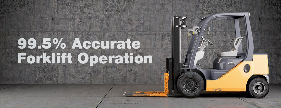 More accurate fork lift operation
